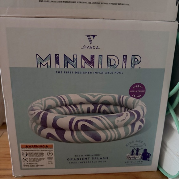 MINNIDIP Gradient Splash Limited Edition Inflatable Kids Pool - Picture 1 of 1